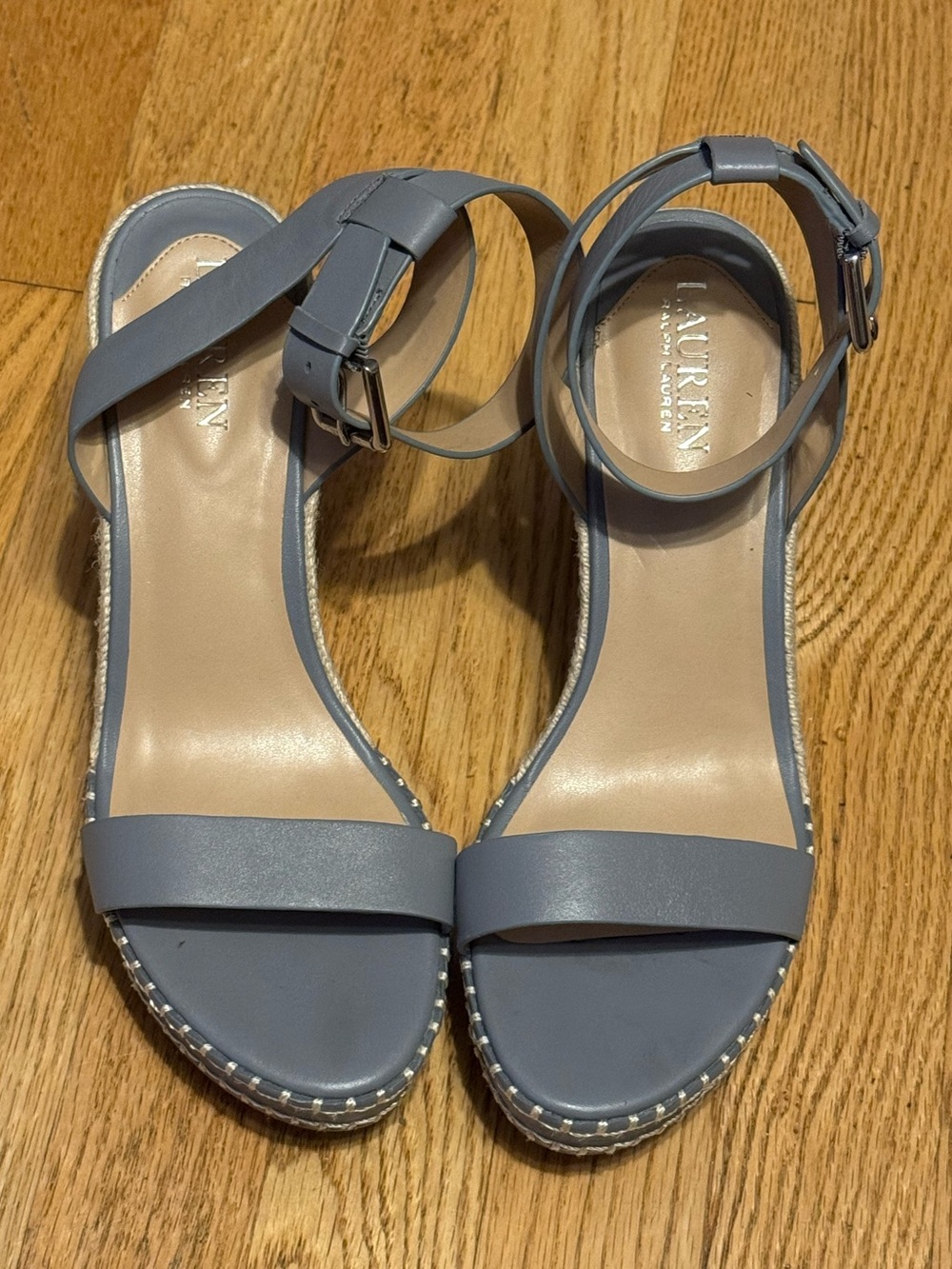 Lauren Ralph Lauren Hilarie
Ocean Grey Espadrille Sz 9.5B
